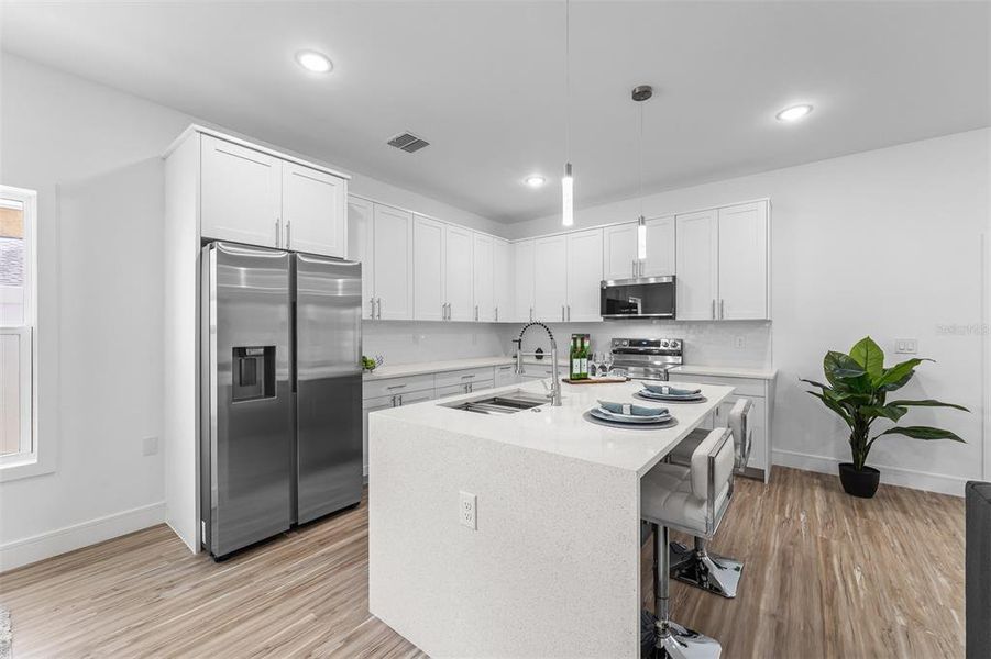 Furnished interior view inside a new home in , Orlando (Image 14). Furnished interior view inside a new home in , Orlando (Image 14).