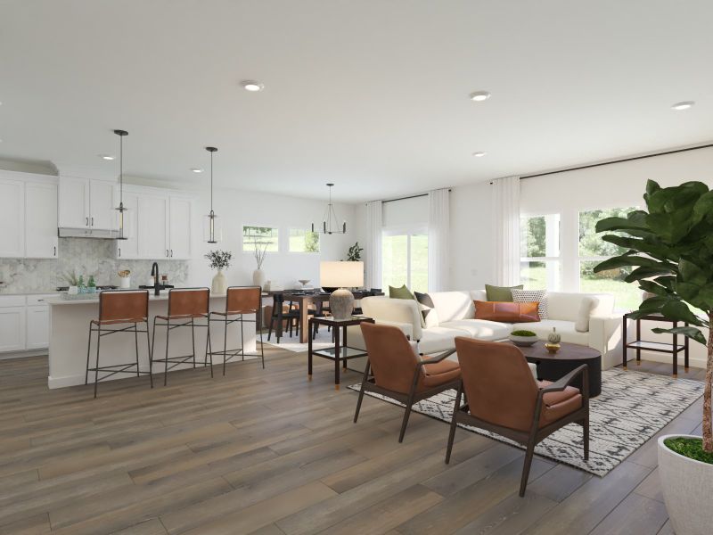 Furnished interior view inside a new home in Waltons Grove, Mount Juliet (Image 4).