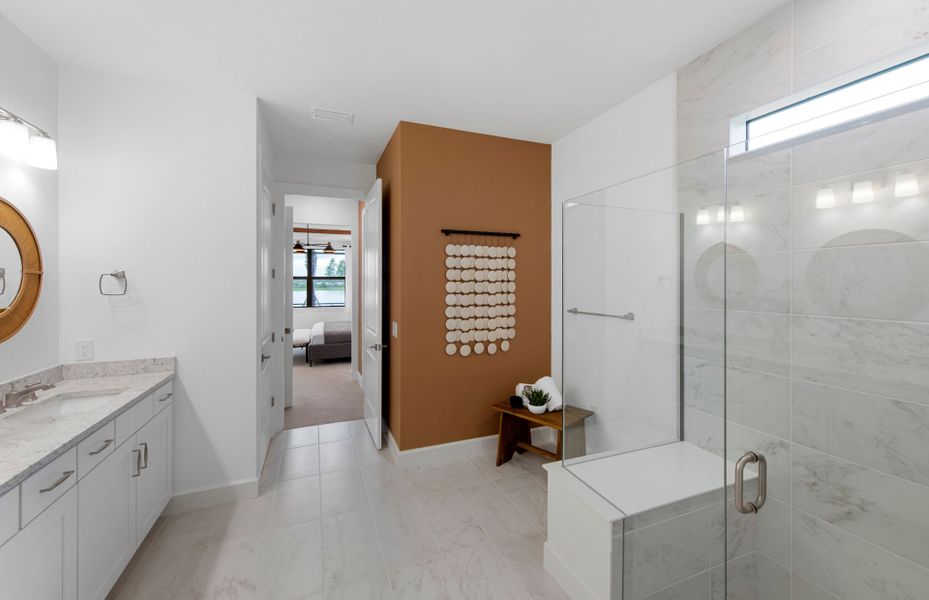 Owner's bathroom with plenty of space