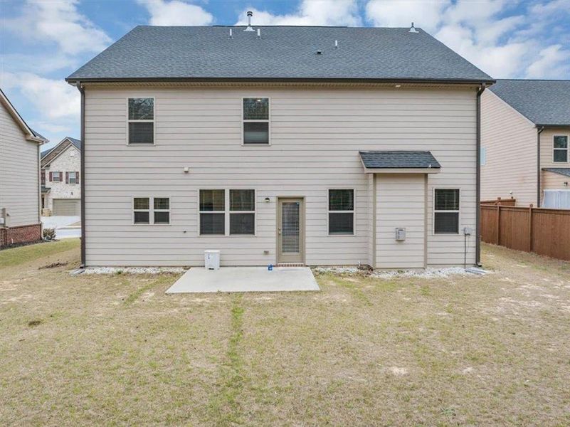 Exterior details and patio area of a home in Independence, Loganville (Image 3).