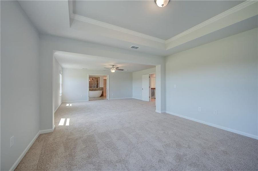 Spacious, unfurnished interior of a new home in Grandview at Millers Mill, Stockbridge (Image 22). Spacious, unfurnished interior of a new home in Grandview at Millers Mill, Stockbridge (Image 22).