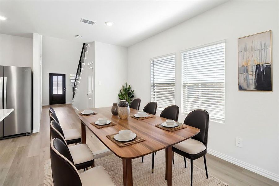 Furnished interior view inside a new home in Southridge - Spring Series, Princeton (Image 6).