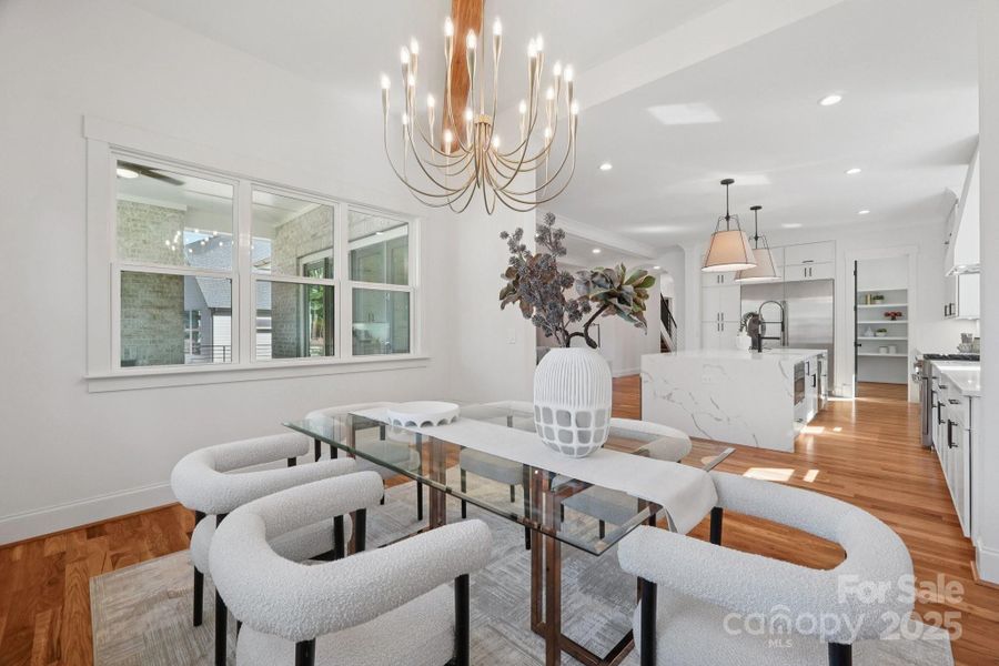 Furnished interior view inside a new home in , Charlotte (Image 6).