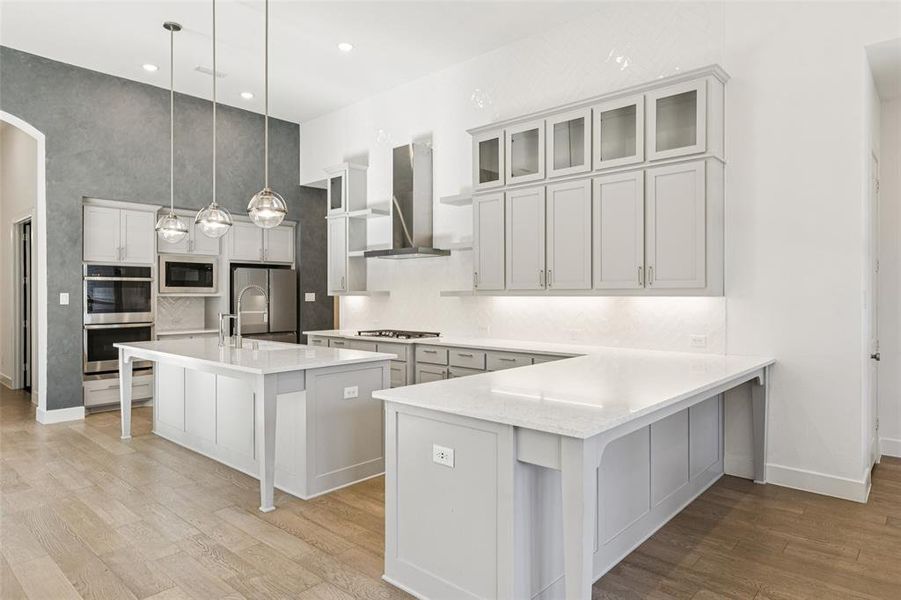 Furnished interior view inside a new home in , Aubrey (Image 9).