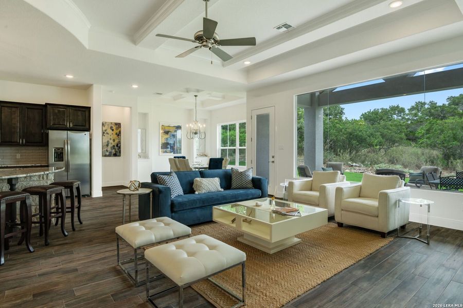 Furnished interior view inside a new home in , Fischer (Image 15).