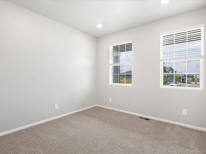 Spacious, unfurnished interior of a new home in Buffalo Highlands: The Canyon Collection, Commerce City (Image 23). Spacious, unfurnished interior of a new home in Buffalo Highlands: The Canyon Collection, Commerce City (Image 23).