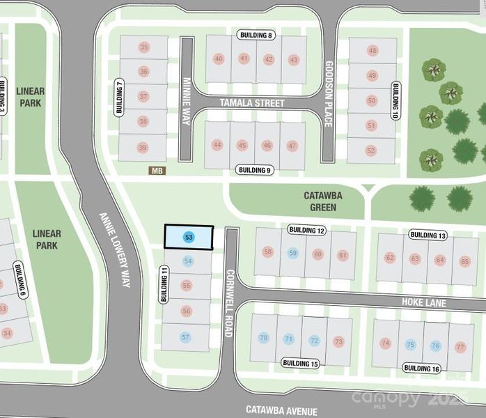 Parkside Commons ~ Site Map Parkside Commons ~ Site Map