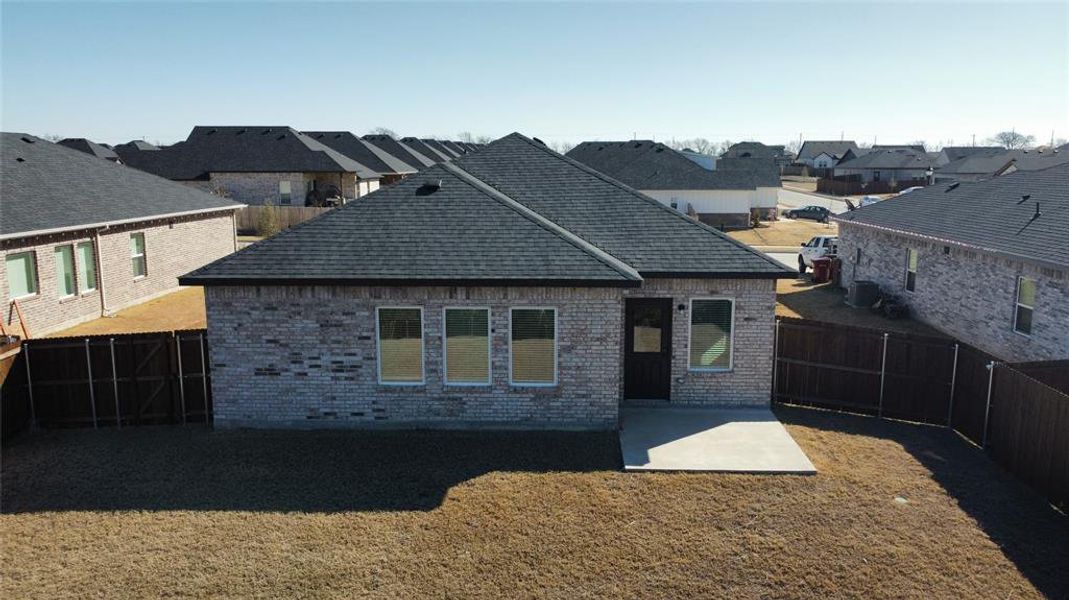 Exterior details and patio area of a home in The Grove, Sherman (Image 20). Exterior details and patio area of a home in The Grove, Sherman (Image 20).