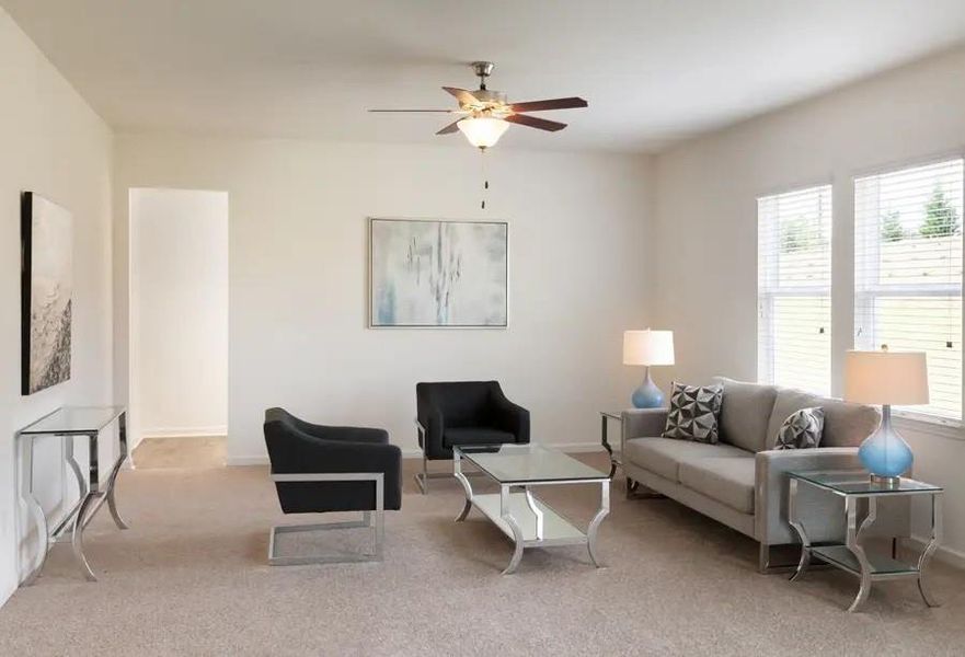 Furnished interior view inside a new home in Silverton, Dacula (Image 7).