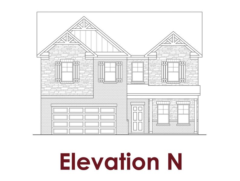 Representative rendering of the exterior for the Canyon by Chafin Communities (Image 8).