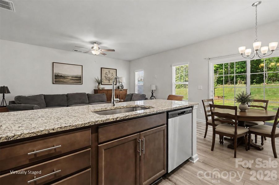 Furnished interior view inside a new home in Autumn Brook, Stanley (Image 7).