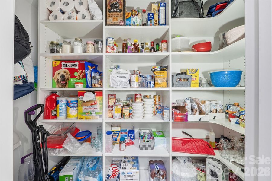 Large Pantry with Shelving Large Pantry with Shelving