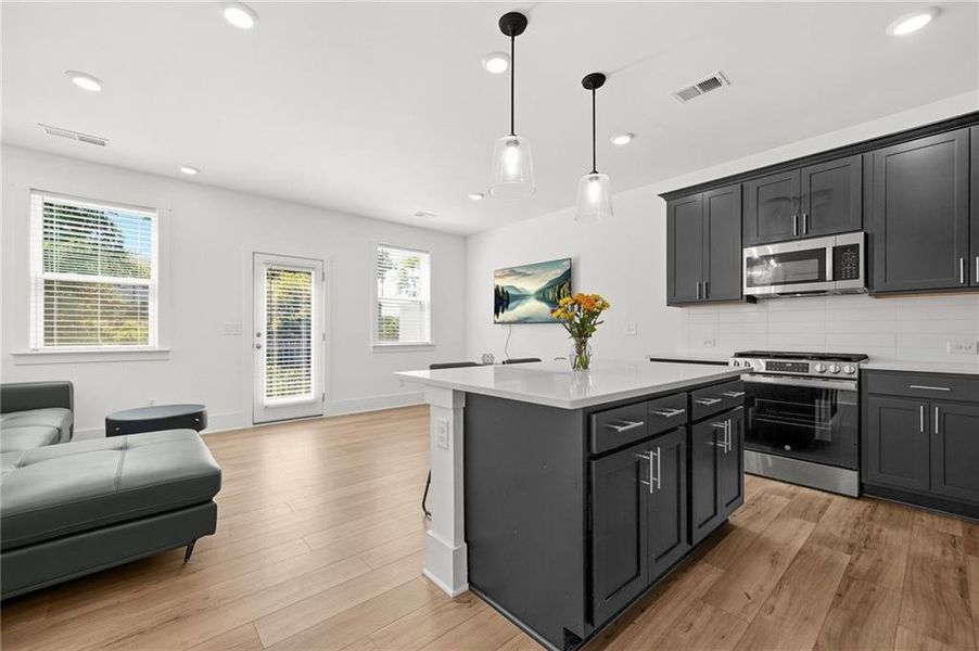 Furnished interior view inside a new home in , Atlanta (Image 18).