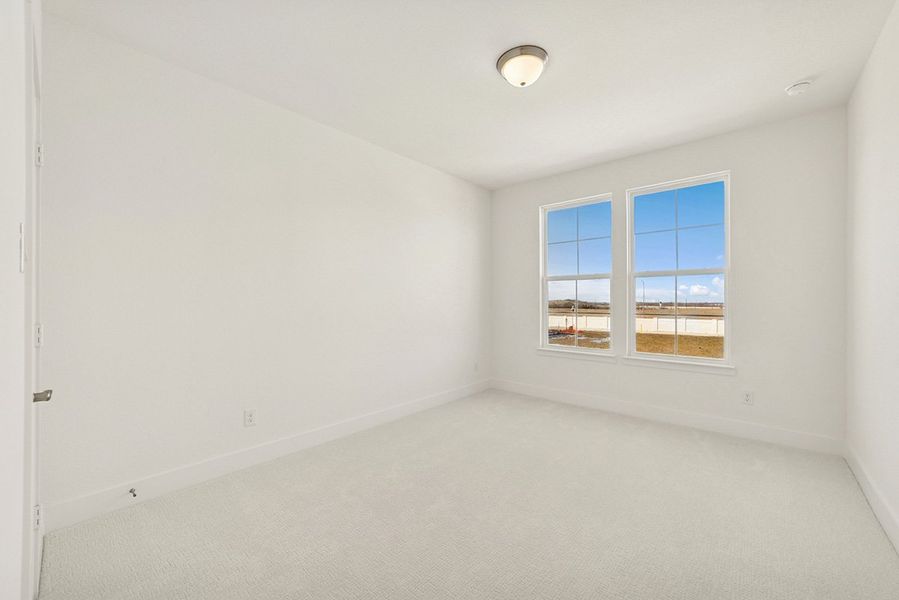 Representative unfurnished interior of a home built from the Skybrook by Landon Homes in Fields - East Village, Frisco (Image 28). Representative unfurnished interior of a home built from the Skybrook by Landon Homes in Fields - East Village, Frisco (Image 28).