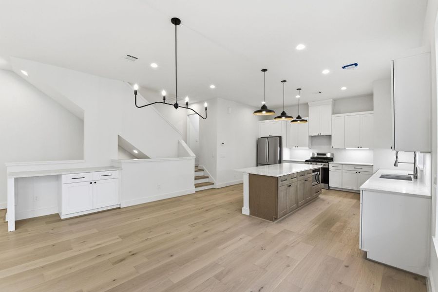 Furnished interior view inside a new home in , Houston (Image 12).