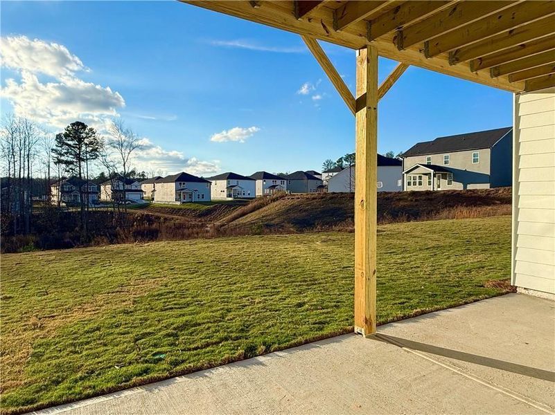 Exterior details and patio area of a home in , Braselton (Image 25). Exterior details and patio area of a home in , Braselton (Image 25).