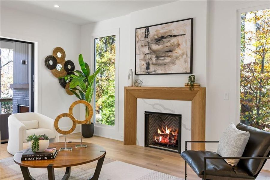 Furnished interior view inside a new home in , Chamblee (Image 16).