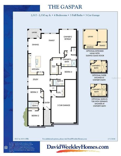 2D floor plan layout of this home in Lakeside at Satilla, St. Cloud, FL (Image 2). 2D floor plan layout of this home in Lakeside at Satilla, St. Cloud, FL (Image 2).
