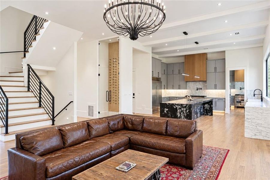 Furnished interior view inside a new home in , Milton (Image 56).