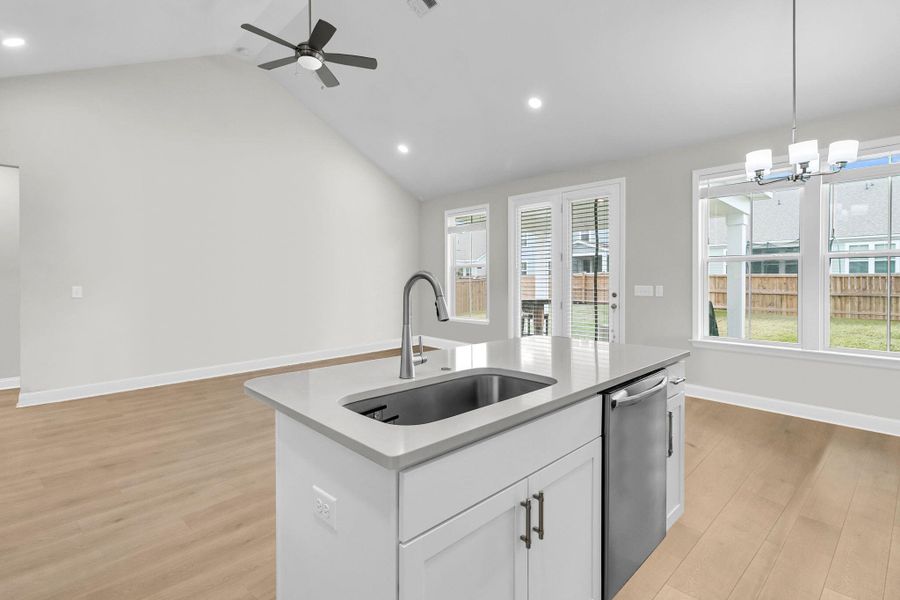 Furnished interior view inside a new home in High Point at Foxbank, Moncks Corner (Image 8).