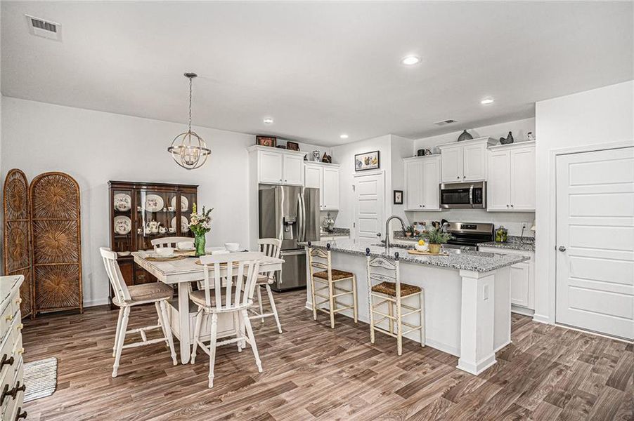Furnished interior view inside a new home in Vineyard Park, Griffin (Image 32). Furnished interior view inside a new home in Vineyard Park, Griffin (Image 32).