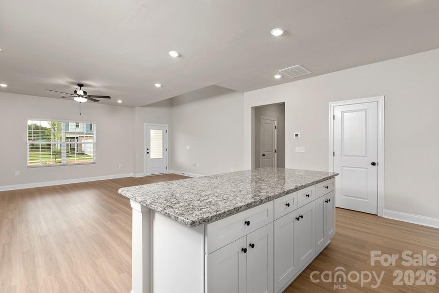 Furnished interior view inside a new home in Ascot Woods, Charlotte (Image 10).