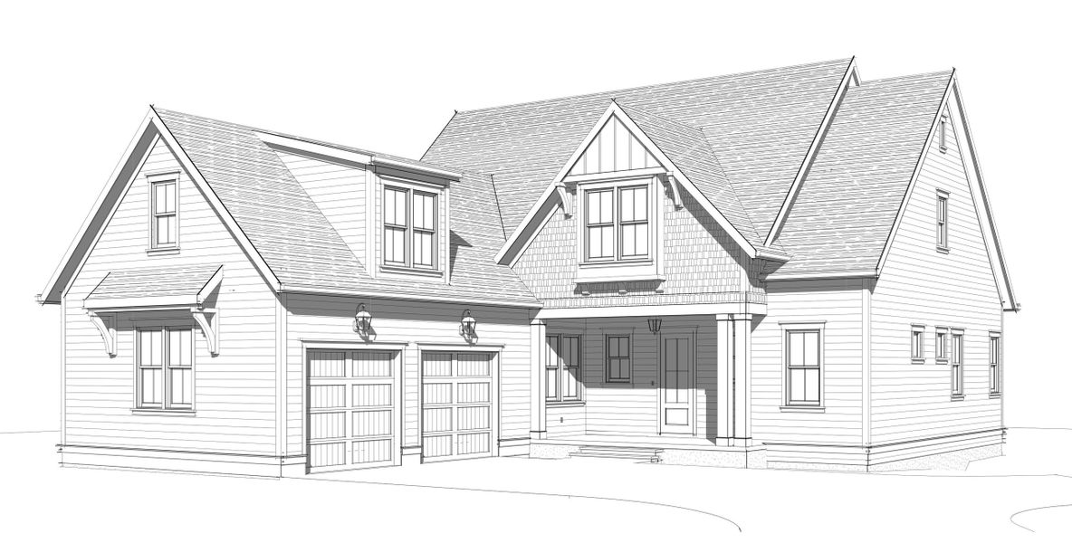 Front exterior of a new home in , Ravenel, SC, highlighting curb appeal (Image 2).