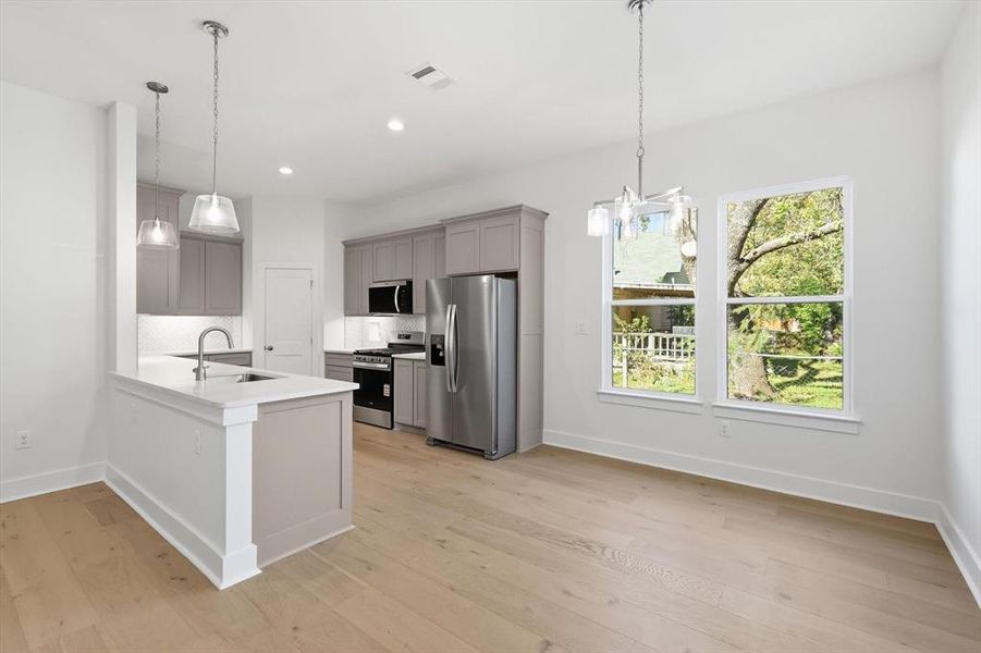 Furnished interior view inside a new home in , Boyd (Image 8).