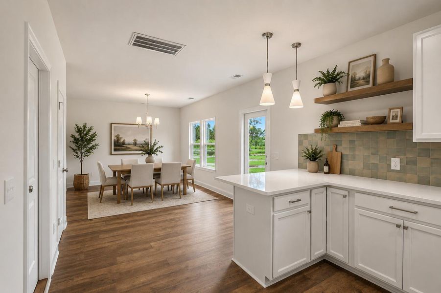 Furnished interior view inside a new home in , Holly Hill (Image 14). Furnished interior view inside a new home in , Holly Hill (Image 14).