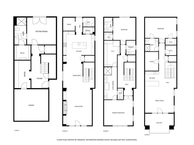 With 4880 square feet across four stories, 3 outdoor spaces, and elevator capability, this city home has more style and more space that you could have expected!