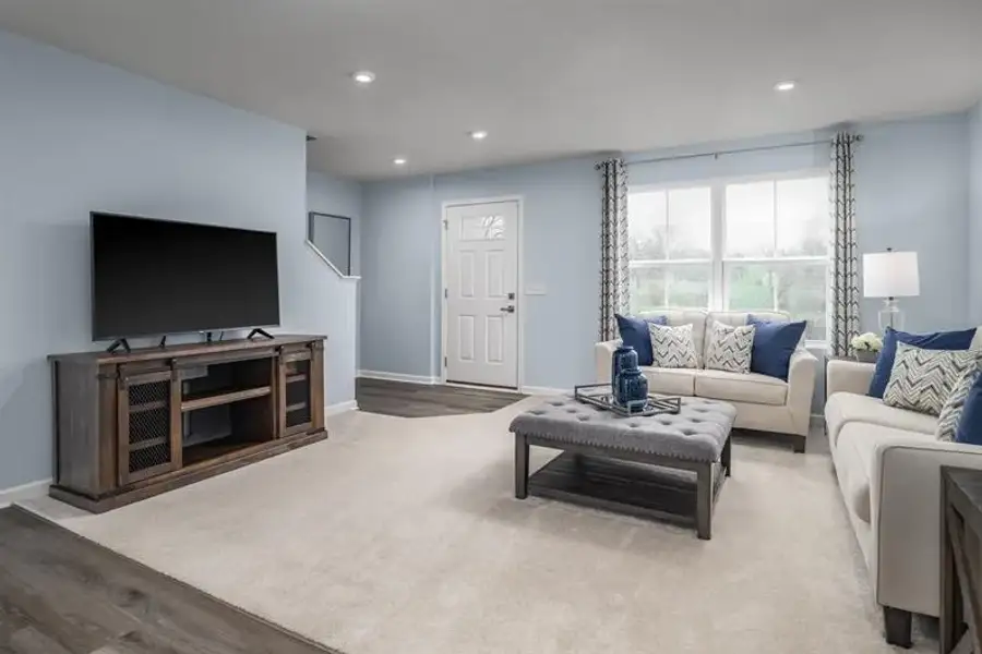 Furnished interior view inside a new home in Cameron Ridge 2-Story, Columbia (Image 16).