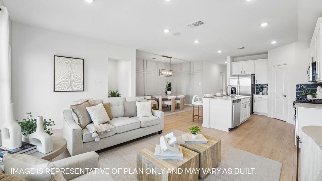 Furnished interior view inside a new home in Briarwood, Elgin (Image 4).
