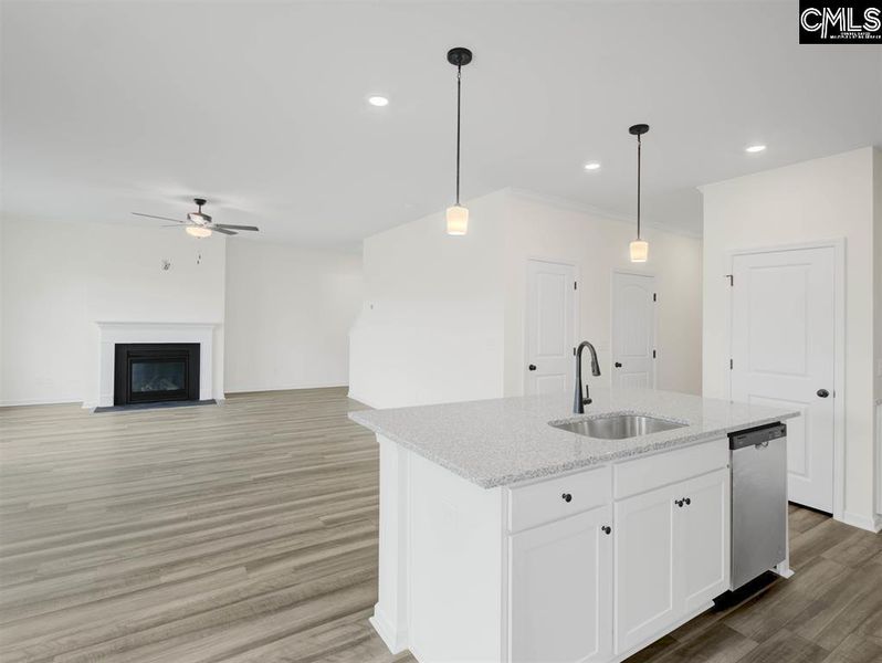 Furnished interior view inside a new home in Rolling Hills, Prosperity (Image 6).