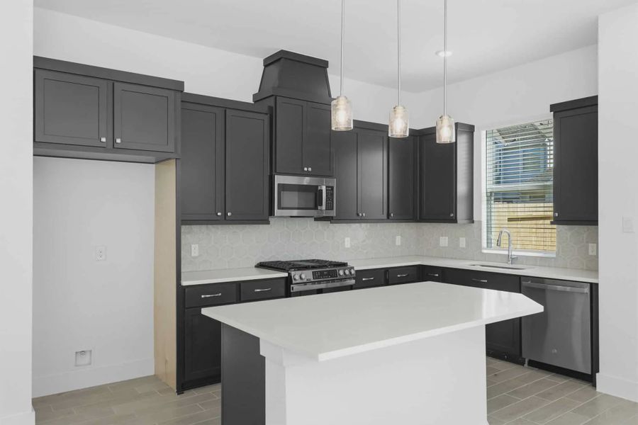 Representative furnished interior of a home built from the Chantilly 2 by Chesmar Homes in Sienna Chateau, Missouri City (Image 6).