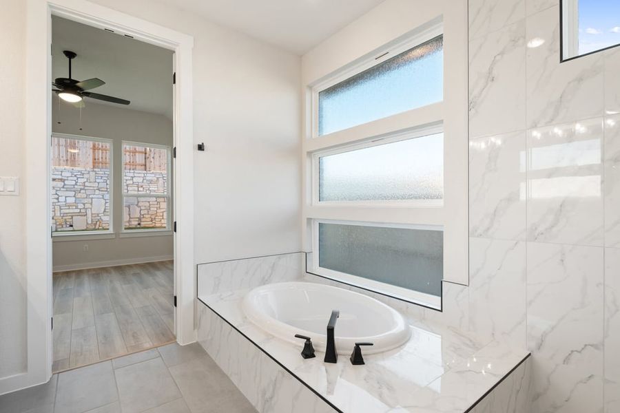 Furnished interior view inside a new home in Park Collection at Lariat, Liberty Hill (Image 15).