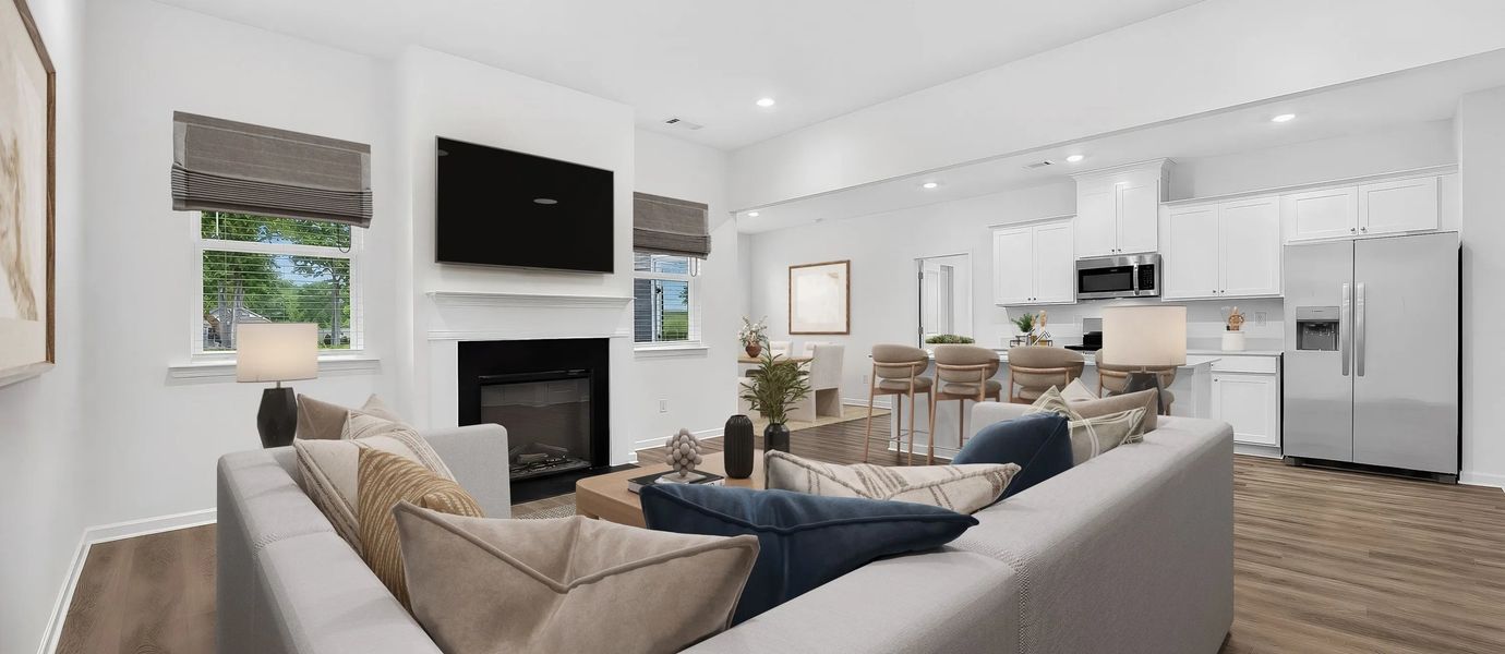 Representative furnished interior of a home built from the Brooklet by Lennar in Bankstone Landing, Perry (Image 3).