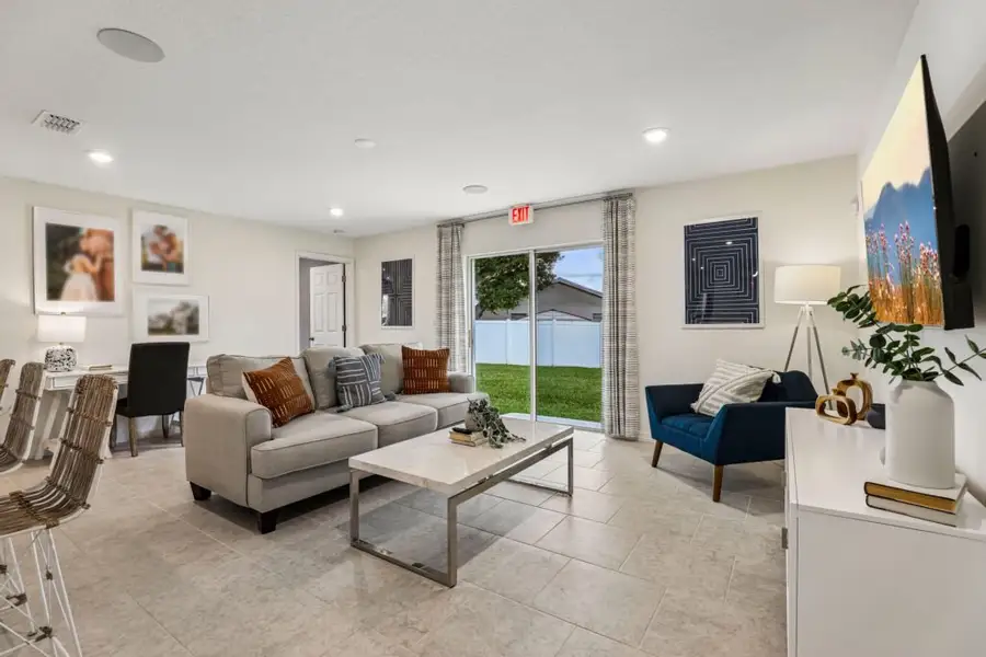 Representative furnished interior of a home built from the Sylvester by Holiday Builders in Citrus Springs, Citrus Springs (Image 7).