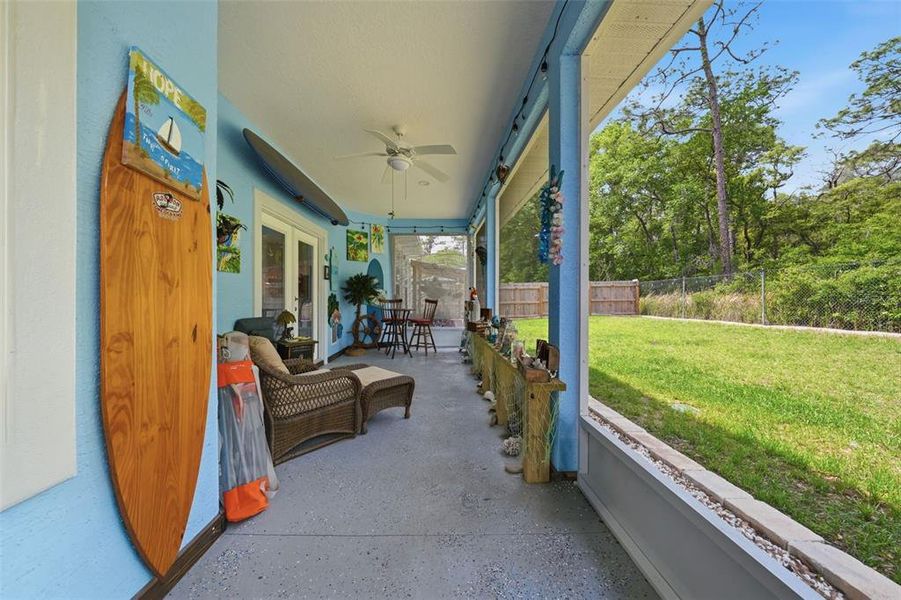 Exterior details and patio area of a home in , Silver Springs (Image 31).