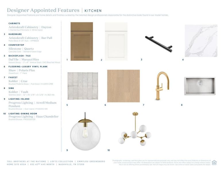 Sample of building materials used in homes in The Nations, Nashville (Image 9).