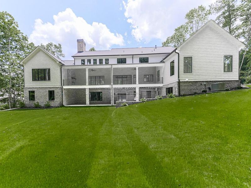 Exterior details and patio area of a home in , Ball Ground (Image 3).