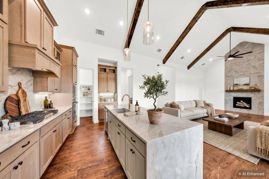 Furnished interior view inside a new home in Valley View, Union Valley (Image 10).