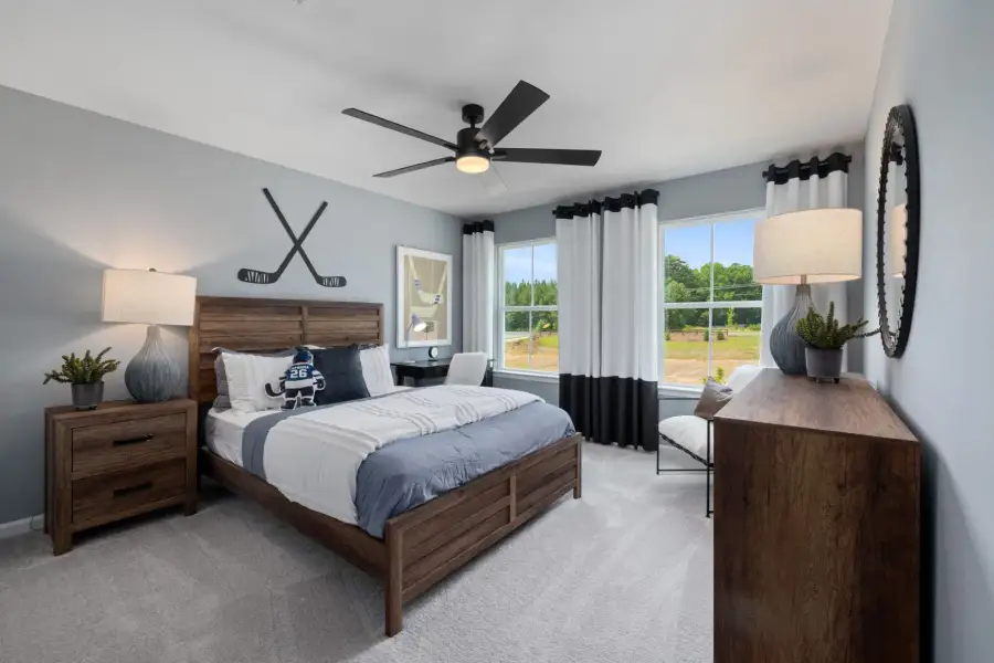 Furnished interior view inside a new home in Cambria, Garner (Image 26).