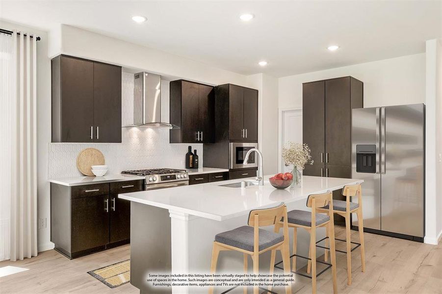 Furnished interior view inside a new home in ArrowBrooke Elements, Aubrey (Image 14). Furnished interior view inside a new home in ArrowBrooke Elements, Aubrey (Image 14).