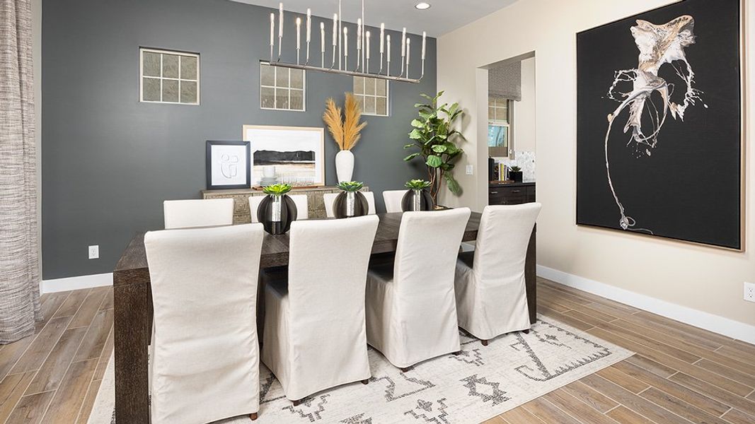 Furnished interior view inside a new home in Legado, Queen Creek (Image 10).