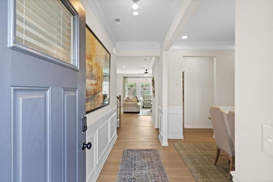 Furnished interior view inside a new home in Sycamore Crest, Calhoun (Image 38).