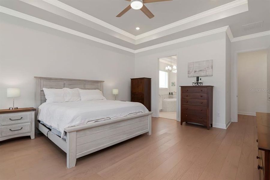 Furnished interior view inside a new home in River's Edge, Wesley Chapel (Image 38).