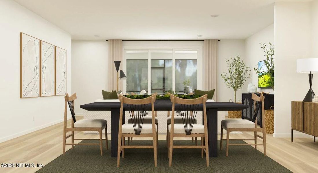 Furnished interior view inside a new home in Russell Retreat, Green Cove Springs (Image 5).