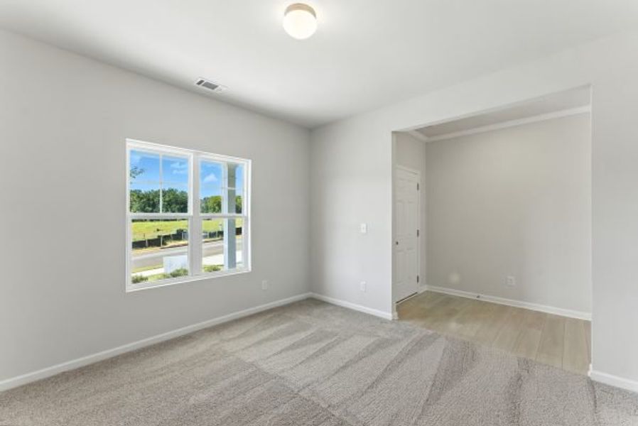Representative unfurnished interior of a home built from the Brentwood by Piedmont Residential in Falls Creek, Flowery Branch (Image 14).