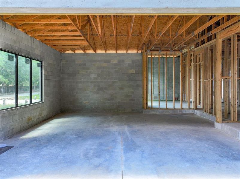In-progress construction of a new home in , Oviedo, FL (Image 35).