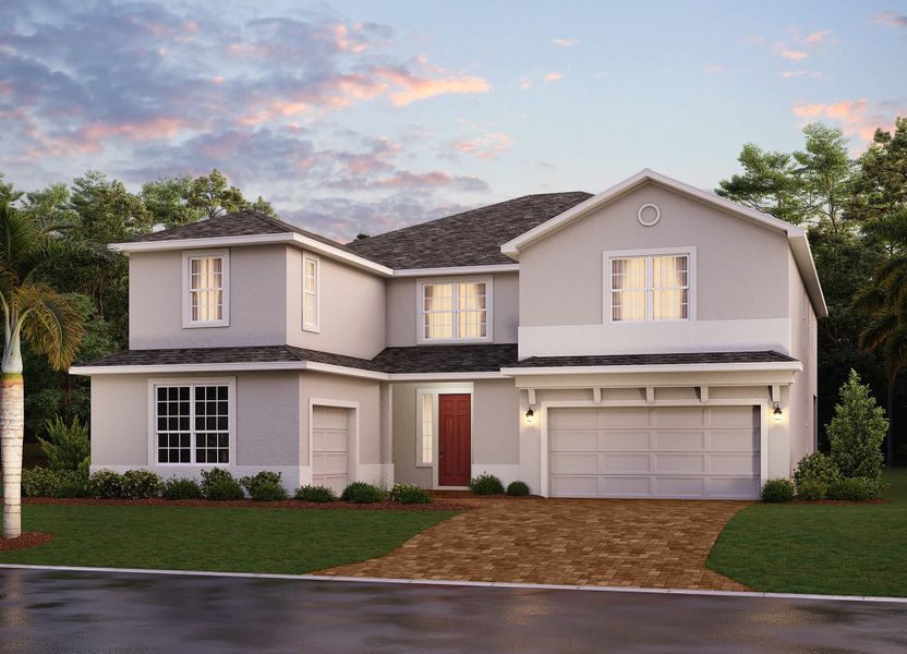 Representative exterior photo of a completed home built from the Palmer Executive by Risewell Homes in Bargrove Estates, Mount Dora, FL (Image 24).